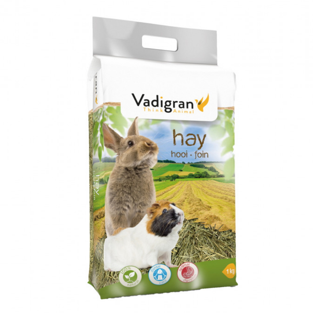 Foin Naturel Pour Rongeurs 30L 1kg Vadigran
